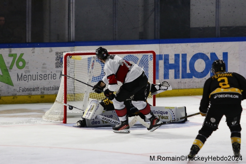 Photo hockey Ligue Magnus - Ligue Magnus : 4ème journée : Rouen vs Bordeaux - LM : Des Dragons à deux visages.