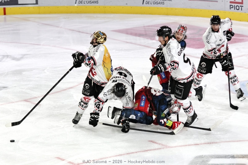 Photo hockey Ligue Magnus - Ligue Magnus : 4Ã¨me journÃ©e  : Grenoble  vs Amiens  - Grenoble confirme contre Amiens