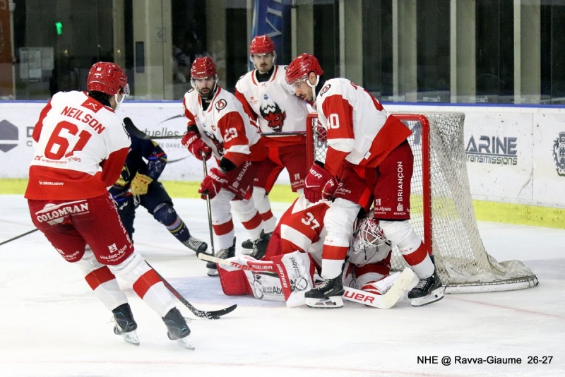 Photo hockey Ligue Magnus - Ligue Magnus : 4Ã¨me journÃ©e  : Nice vs Briançon  - Nice sans partage face à Briançon
