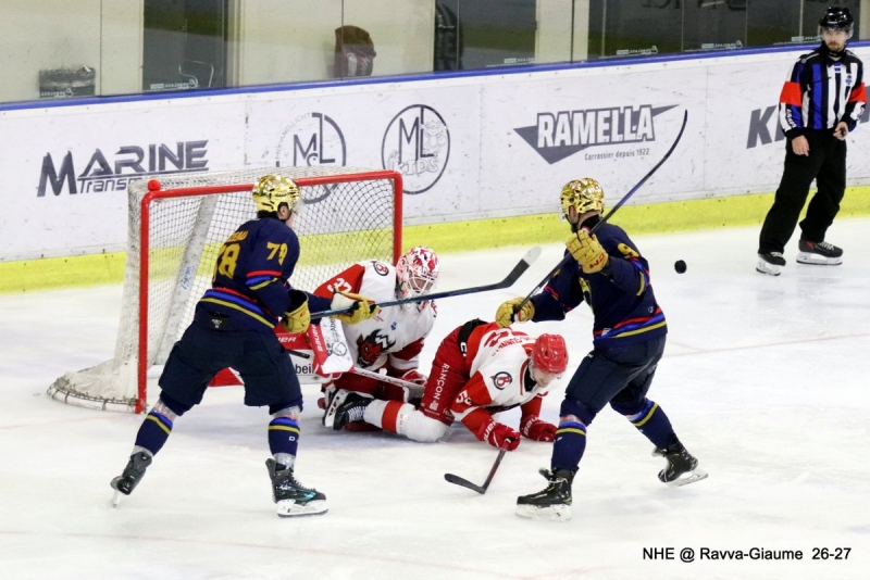 Photo hockey Ligue Magnus - Ligue Magnus : 4Ã¨me journÃ©e  : Nice vs Briançon  - Nice sans partage face à Briançon