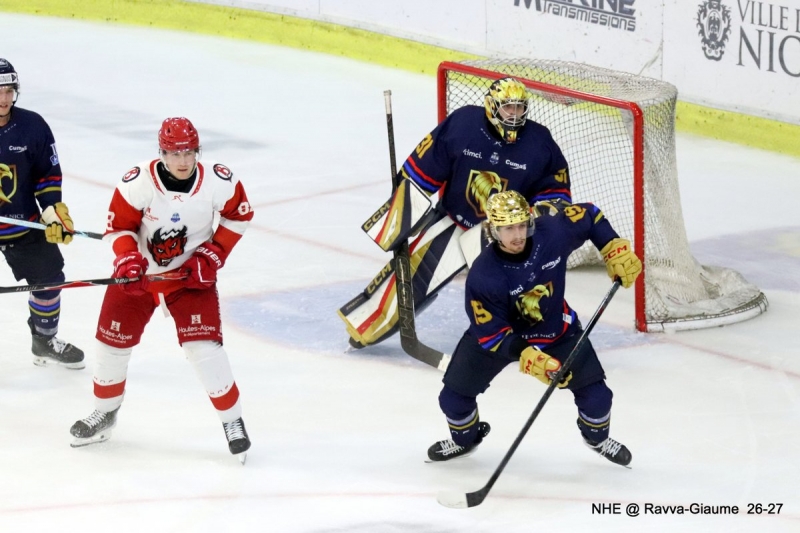 Photo hockey Ligue Magnus - Ligue Magnus : 4Ã¨me journÃ©e  : Nice vs Briançon  - Nice sans partage face à Briançon