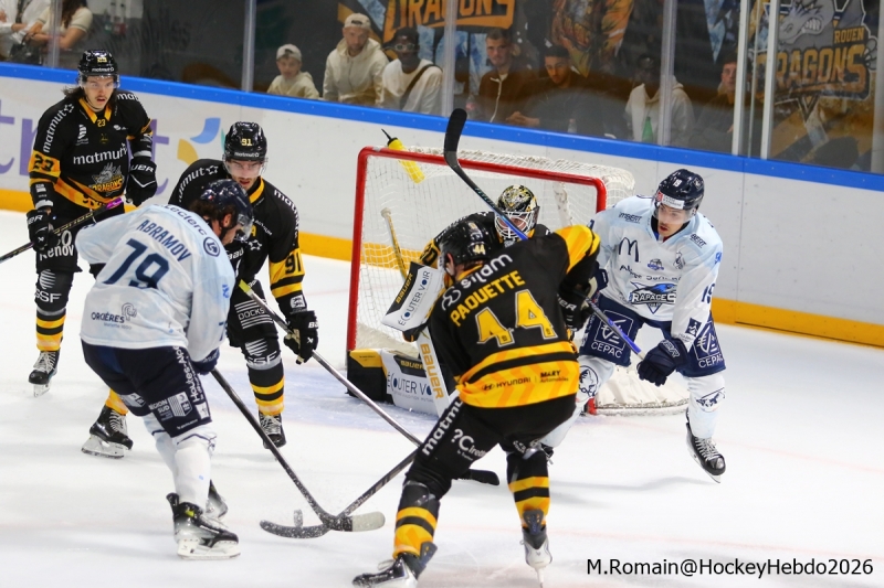 Photo hockey Ligue Magnus - Ligue Magnus : 4Ã¨me journÃ©e  : Rouen vs Gap  - Les Dragons renoue avec la Victoire.