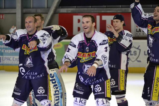Photo hockey Ligue Magnus - Ligue Magnus : 5ème journée : Epinal  vs Brest  - Epinal au mental !