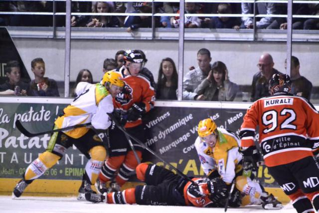 Photo hockey Ligue Magnus - Ligue Magnus : 5ème journée : Epinal  vs Strasbourg  - Un immense élan collectif !