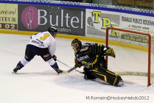 Photo hockey Ligue Magnus - Ligue Magnus : 5ème journée  : Rouen vs Chamonix  - Le Dragon reprend son souffle ! 