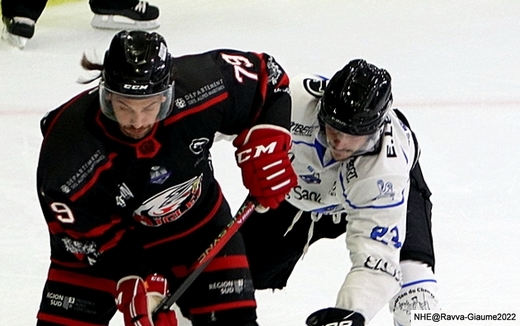 Photo hockey Ligue Magnus - Ligue Magnus : 6ème journée  : Nice vs Gap  - Les Rapaces au-dessus 