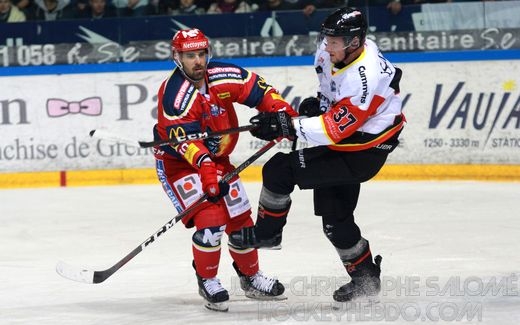 Photo hockey Ligue Magnus - Ligue Magnus : 6ème journée : Grenoble  vs Nice - Grenoble fait parler la poudre