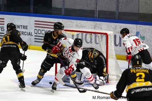 Photo hockey Ligue Magnus - Ligue Magnus : 6ème journée : Rouen vs Nice - LM : Première à domicile réussie.