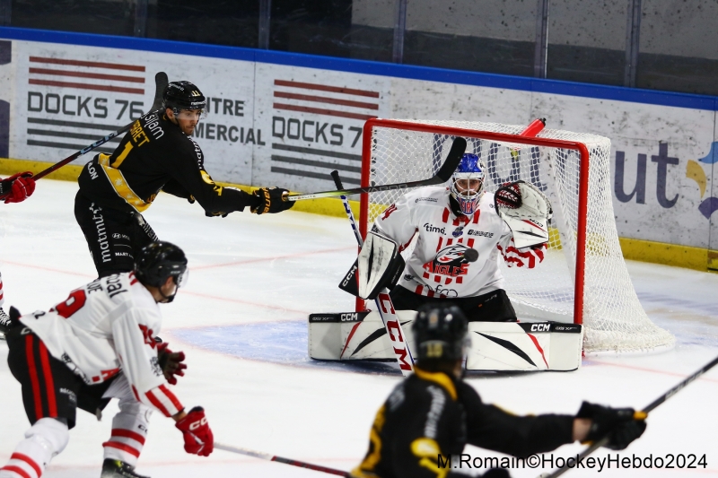 Photo hockey Ligue Magnus - Ligue Magnus : 6ème journée : Rouen vs Nice - LM : Première à domicile réussie.