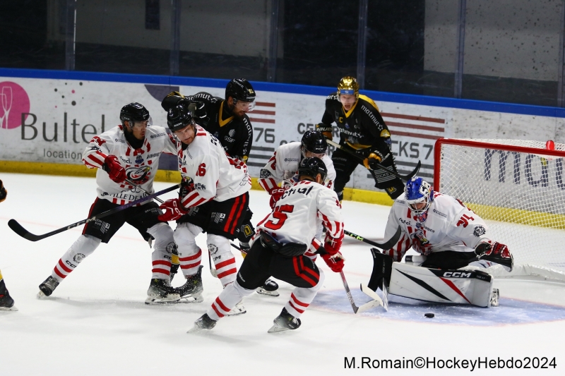 Photo hockey Ligue Magnus - Ligue Magnus : 6ème journée : Rouen vs Nice - LM : Première à domicile réussie.