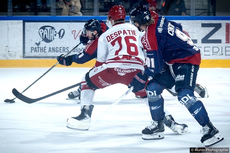 Photo hockey Ligue Magnus - Ligue Magnus : 6Ã¨me journÃ©e  : Angers  vs Briançon  - Briançon s
