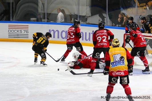 Photo hockey Ligue Magnus - Ligue Magnus : 6Ã¨me journÃ©e  : Rouen vs Amiens  - Les Dragons s’imposent dans un derby sans saveur.