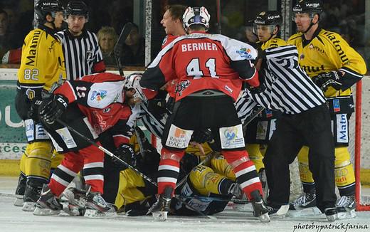 Photo hockey Ligue Magnus - Ligue Magnus : 7ème journée : Briançon  vs Rouen - Briançon manque une occasion