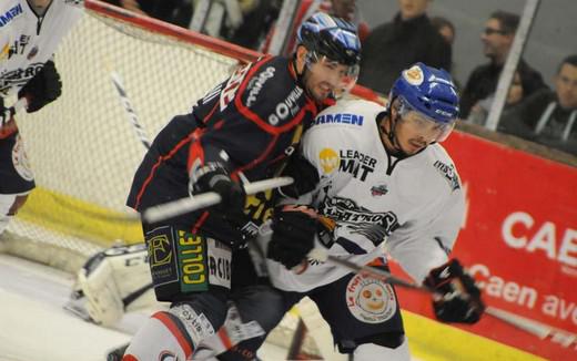 Photo hockey Ligue Magnus - Ligue Magnus : 7ème journée : Caen  vs Brest  - Les Drakkars solides à domicile