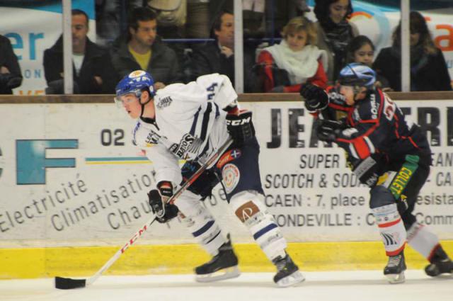 Photo hockey Ligue Magnus - Ligue Magnus : 7ème journée : Caen  vs Brest  - Les Drakkars solides à domicile