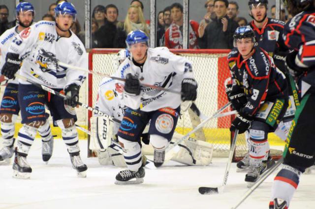Photo hockey Ligue Magnus - Ligue Magnus : 7ème journée : Caen  vs Brest  - Les Drakkars solides à domicile