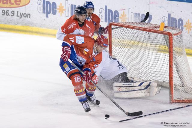 Photo hockey Ligue Magnus - Ligue Magnus : 7ème journée : Lyon vs Angers  - LM : Lyon continue sur sa mauvaise série 