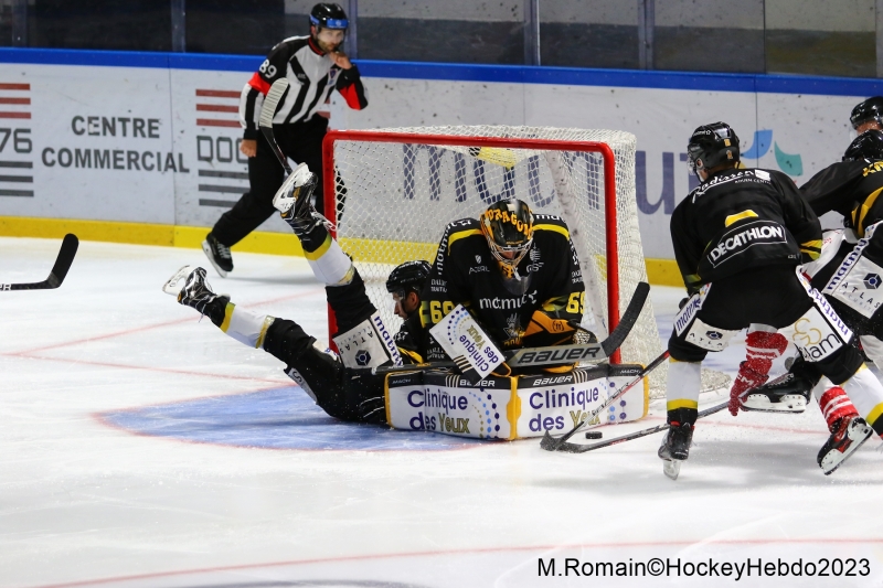 Photo hockey Ligue Magnus - Ligue Magnus : 7ème journée : Rouen vs Nice - Les Dragons poursuivent leur invincibilité