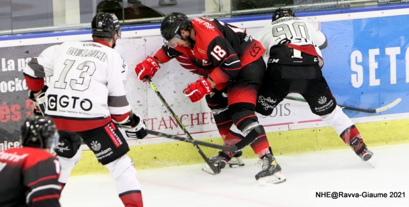 Photo hockey Ligue Magnus - Ligue Magnus : 7ème journée : Nice vs Bordeaux - Legault, puissance trois