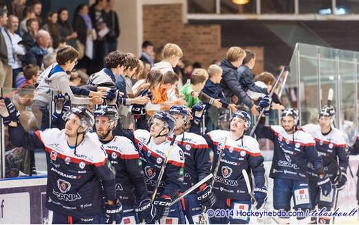 Photo hockey Ligue Magnus - Ligue Magnus : 8ème journée : Angers  vs Chamonix  - Les Chamois fusillés par les Ducs