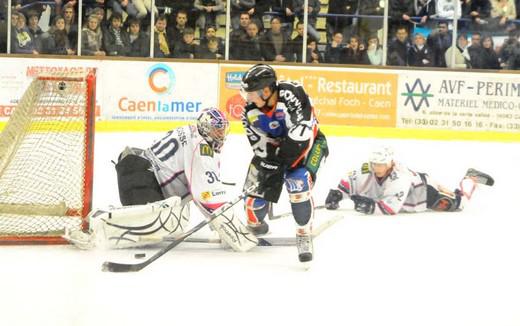 Photo hockey Ligue Magnus - Ligue Magnus : 8ème journée : Caen  vs Epinal  - La même chanson