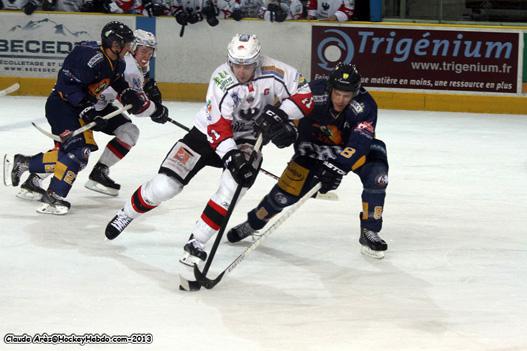 Photo hockey Ligue Magnus - Ligue Magnus : 8ème journée : Chamonix  vs Briançon  - Chamonix diablement improductif !