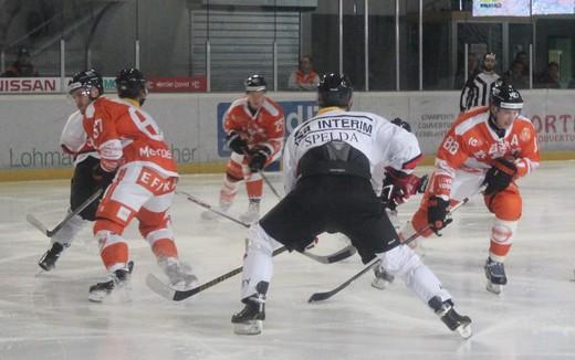 Photo hockey Ligue Magnus - Ligue Magnus : 8ème journée : Epinal  vs Nice - Epinal plane au-dessus des Aigles
