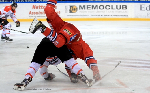 Photo hockey Ligue Magnus - Ligue Magnus : 8ème journée : Grenoble  vs Bordeaux - Grenoble Bordeaux: la course poursuite