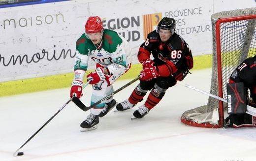 Photo hockey Ligue Magnus - Ligue Magnus : 8ème journée : Nice vs Anglet - Un festival offensif
