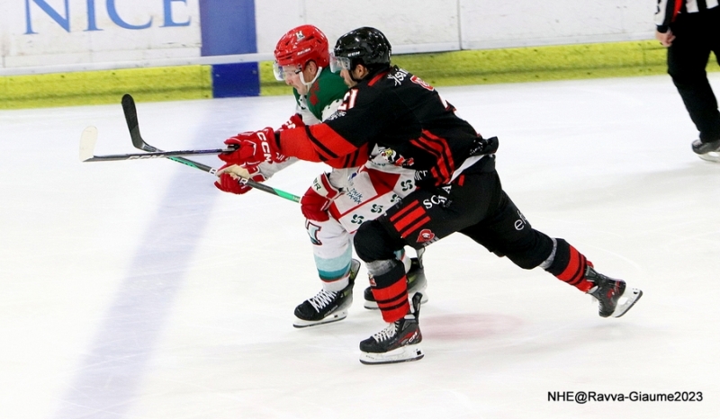 Photo hockey Ligue Magnus - Ligue Magnus : 8ème journée : Nice vs Anglet - Un festival offensif