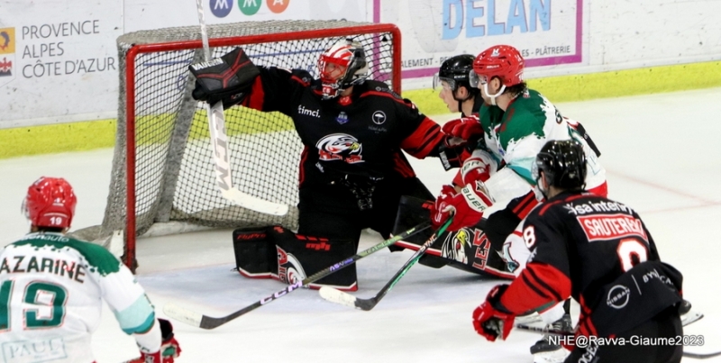Photo hockey Ligue Magnus - Ligue Magnus : 8ème journée : Nice vs Anglet - Un festival offensif