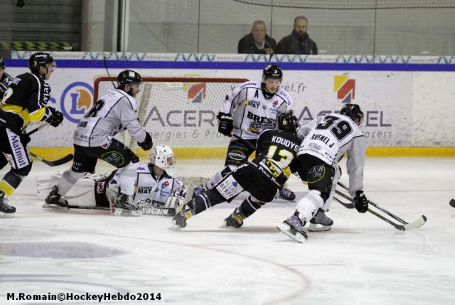 Photo hockey Ligue Magnus - Ligue Magnus : 8ème journée : Rouen vs Brest  - Rouen a deux visages