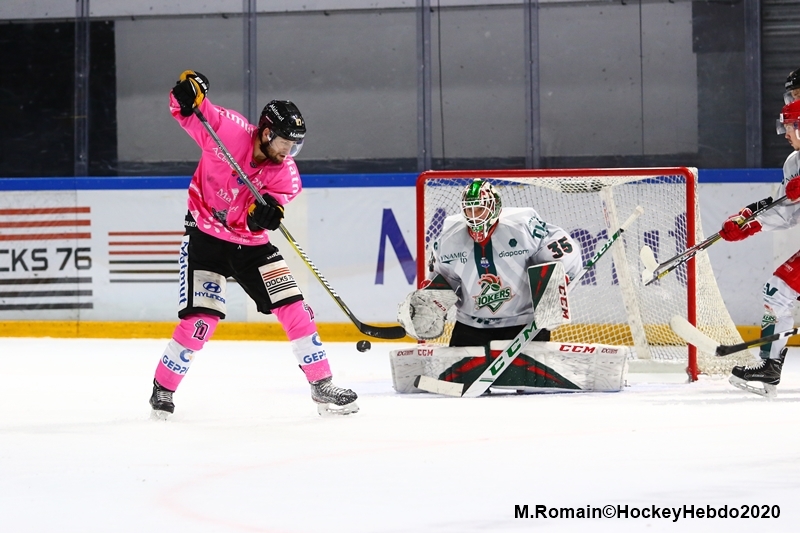 Photo hockey Ligue Magnus - Ligue Magnus : 8ème journée : Rouen vs Cergy-Pontoise - LM : Rouen conforte sa place de leader