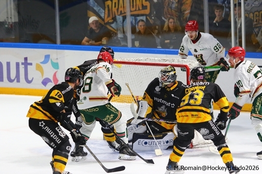 Photo hockey Ligue Magnus - Ligue Magnus : 8Ã¨me journÃ©e  : Rouen vs Anglet - Rouen enchaine un cinquième succès