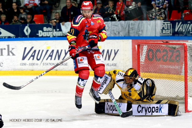 Photo hockey Ligue Magnus - Ligue Magnus : 8ème journée : Grenoble  vs Rouen - Grenoble à l\