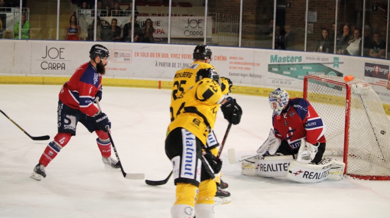 Photo hockey Ligue Magnus - Ligue Magnus : 9ème journée : Angers  vs Rouen - Rouen prend la tête