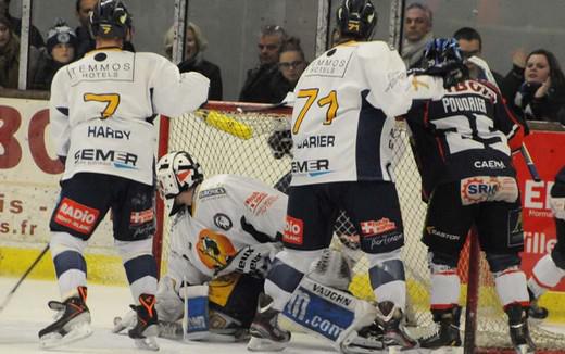 Photo hockey Ligue Magnus - Ligue Magnus : 9ème journée : Caen  vs Chamonix  - Chamonix confirme à Caen