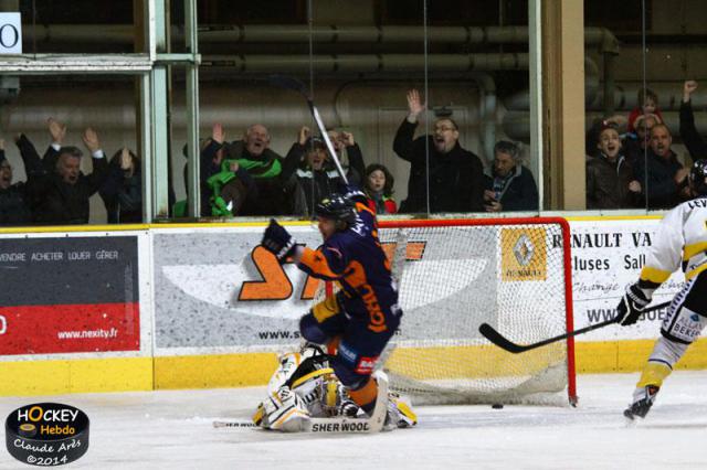 Photo hockey Ligue Magnus - Ligue Magnus : 9ème journée : Chamonix  vs Rouen - Le Chamois éteint la flamme du Dragon