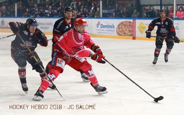 Photo hockey Ligue Magnus - Ligue Magnus : 9ème journée : Grenoble  vs Bordeaux - Grenoble tombe sur un os