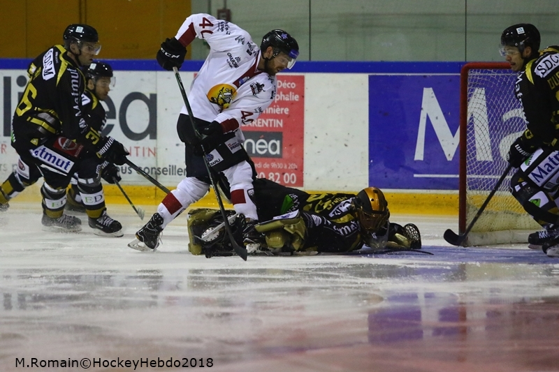 Photo hockey Ligue Magnus - Ligue Magnus : 9ème journée : Rouen vs Chamonix  - Pas de décompression