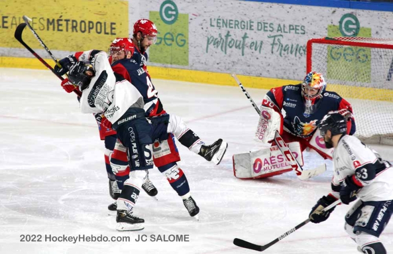 Photo hockey Ligue Magnus - Ligue Magnus - Finale match 2 : Grenoble  vs Angers  - Egalisation méritée !