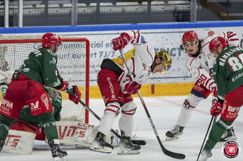 Photo hockey Ligue Magnus - Ligue Magnus - Poule de Maintien - J2 : Cergy-Pontoise vs Briançon  - Maintien : Les Jokers font grise mine