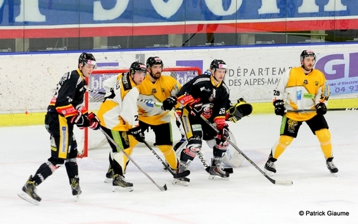 Photo hockey Ligue Magnus - Ligue Magnus : poule de maintien, 2ème journée : Nice vs Strasbourg  - LM : Nice en tête des playdowns