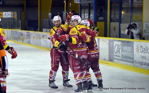 Photo hockey Ligue Magnus - Ligue Magnus : poule de maintien, 3ème journée : Dijon  vs Nice - LM : Dijon presque sauvé