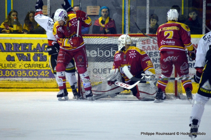 Photo hockey Ligue Magnus - Ligue Magnus : poule de maintien, 3ème journée : Dijon  vs Nice - LM : Dijon presque sauvé