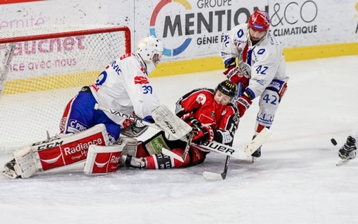 Photo hockey Ligue Magnus - Ligue Magnus : quart de finale, match 2 : Amiens  vs Lyon - Lyon revient à égalité