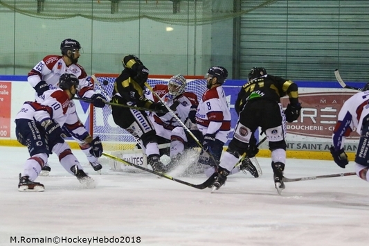 Photo hockey Ligue Magnus - Ligue Magnus : quart de finale, match 5 : Rouen vs Angers  - LM : Rouen, une qualification compliquée.
