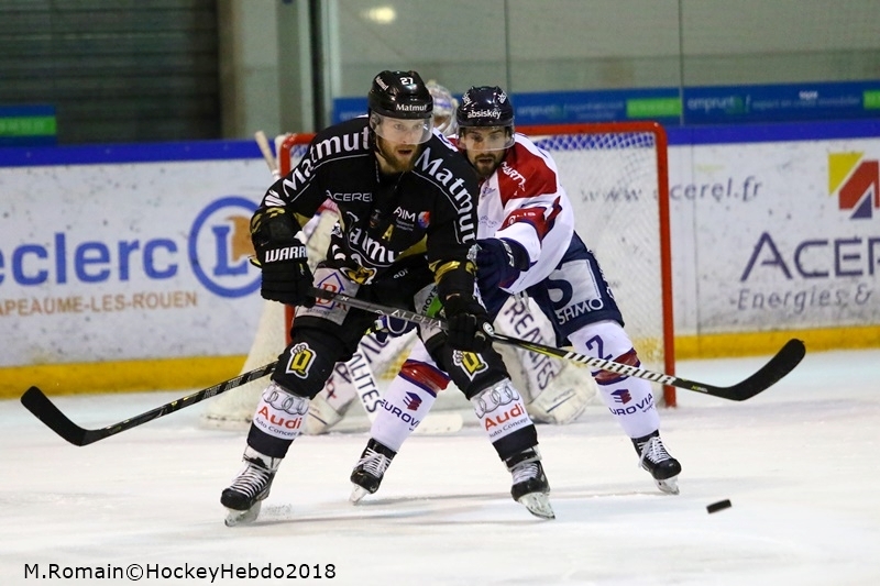 Photo hockey Ligue Magnus - Ligue Magnus : quart de finale, match 5 : Rouen vs Angers  - LM : Rouen, une qualification compliquée.