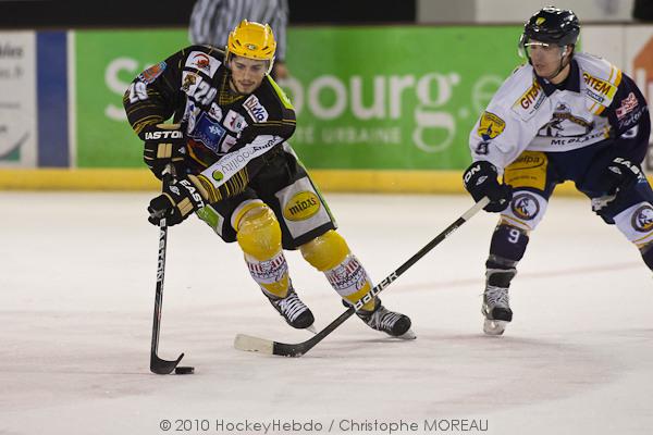 Photo hockey Ligue Magnus - Ligue Magnus, 13ème journée : Strasbourg  vs Chamonix  - Les Chamois ont le pied sûr