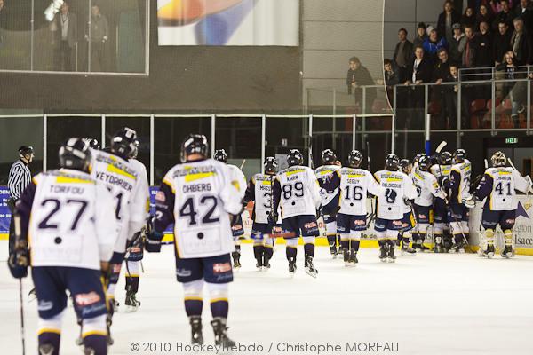Photo hockey Ligue Magnus - Ligue Magnus, 13ème journée : Strasbourg  vs Chamonix  - Les Chamois ont le pied sûr